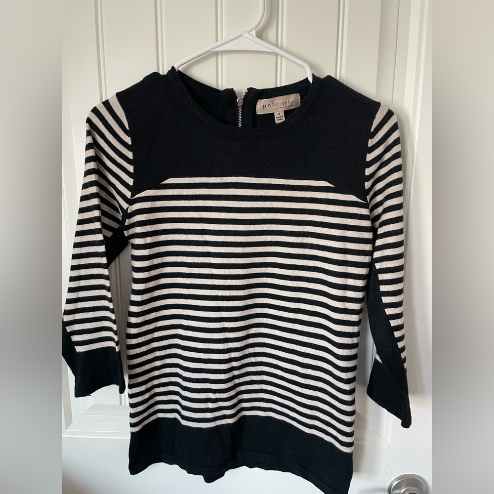 Philosophy striped sweater - size S